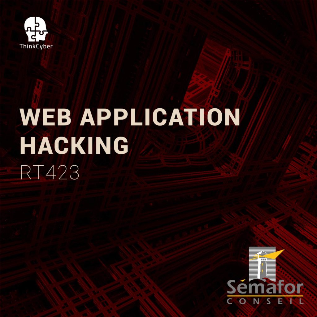 RT423 - WebApp Hacking RT423 – WebApp Hacking