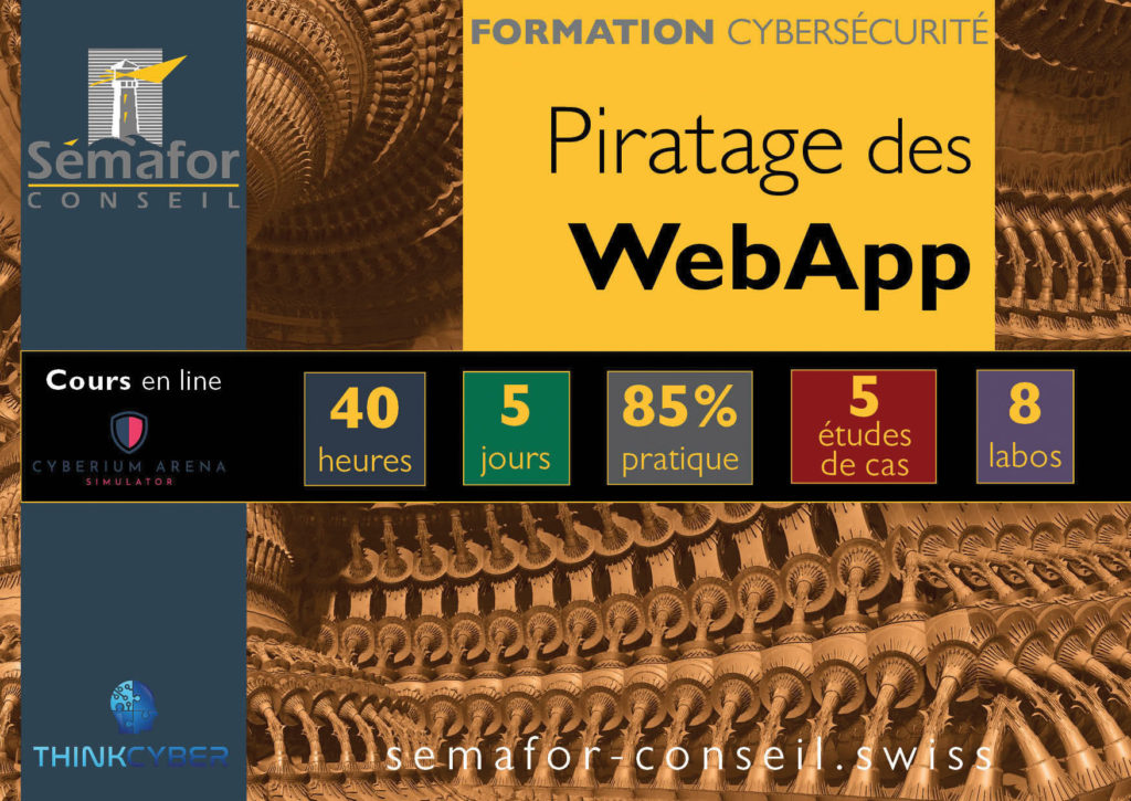 RT423 Piratage des applications Web RT423 Piratage des applications Web