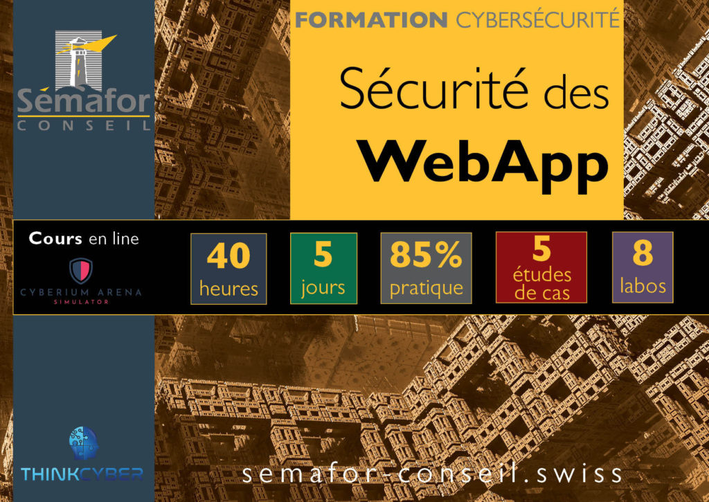 RT422 Sécurité des Applications Web RT422 Sécurité des Applications Web