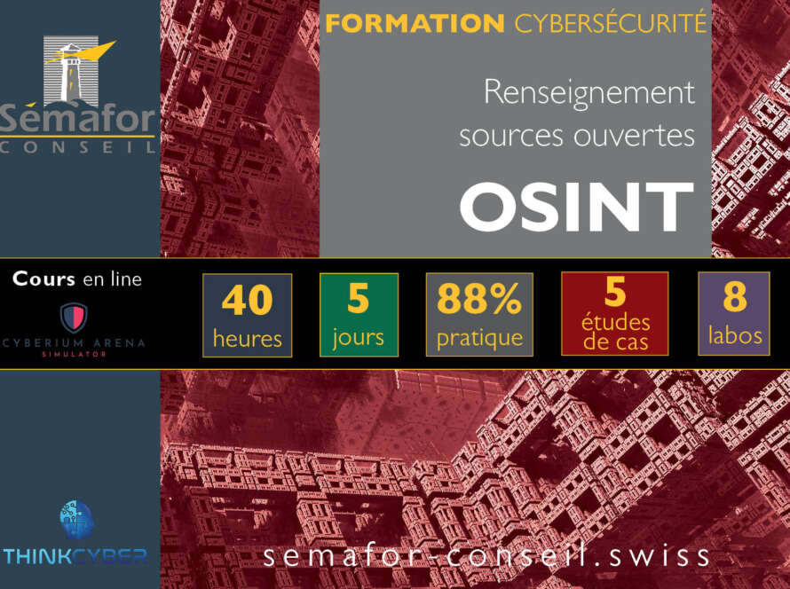 BT214 OSINt Renseignement Sources Ouvertes