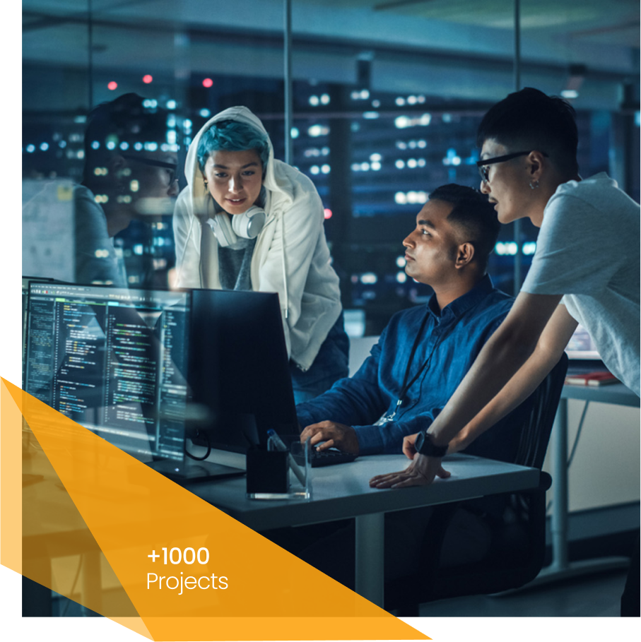 Notre équipe de projet et ses plus de 1000 projets réalisés