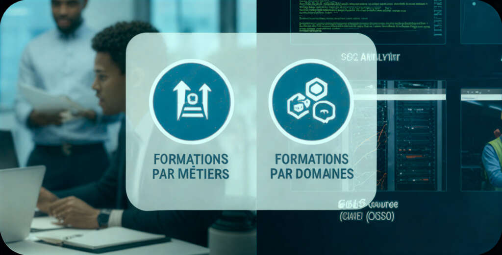 Formations disponibles par domaine et par métier