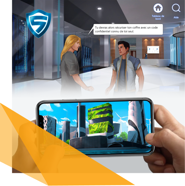 Shirudo le serious game de la cybersécurité exemple de scène